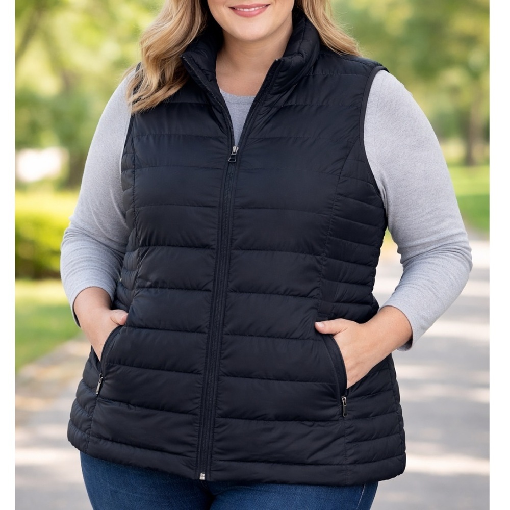 Lands' End Women’s Plus Size Down Vest